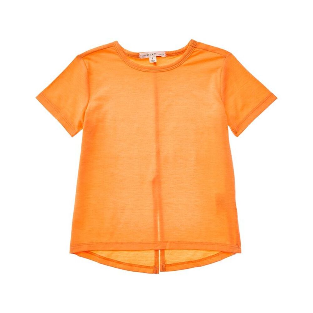 Threads 4 Thought Girls  Kerry Split Back T-Shirt, Orange